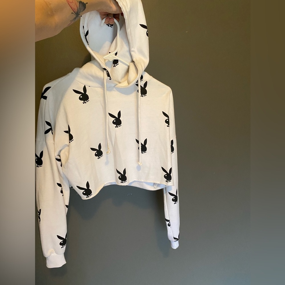 Playboy crop sweater